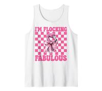 Divertida Coqueta Rosa de niña Flamenca, mamá, Estoy en bandada, Fabulosa Camiseta sin Mangas