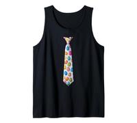 Divertida corbata con diseño de huevos de Pascua para niños, niñas, hombres y niños Camiseta sin Mangas