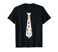 Divertida corbata de conejo de Pascua gráfico para niños, hombres y niños pequeños Camiseta