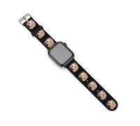 Divertida correa de reloj de conejillos de indias compatible con Apple Watch, correas de silicona de repuesto, 38mm/40mm, Silicona, Sin piedra preciosa