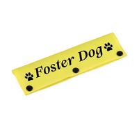 Divertida correa para perro de crianza para perro de crianza, manga envolvente, etiqueta de alerta, regalo de cumpleaños para mascotas (perro adoptivo)