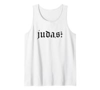 Divertida Cruz satánica al revés de la traición de Jesús - ¡Judas! Camiseta sin Mangas