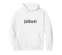 Divertida Cruz satánica al revés de la traición de Jesús - ¡Judas! Sudadera con Capucha