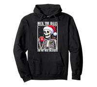 Divertida Cubierta de Esqueleto de Navidad The Hall, no Tus colegas Sudadera con Capucha
