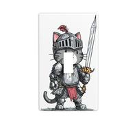 Divertida cubierta decorativa para interruptor de luz de gato con espada de dibujos animados de 1 banda, para cocina, granja, dormitorio, baño, decoración artística