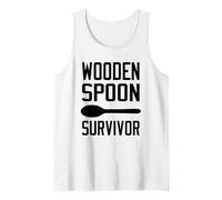 Divertida Cuchara de Madera con diseño de Texto de Humor Baby Boomer Camiseta sin Mangas