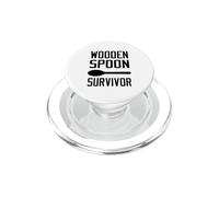 Divertida Cuchara de Madera con diseño de Texto de Humor Baby Boomer PopSockets PopGrip para MagSafe