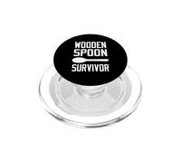 Divertida Cuchara de Madera con diseño de Texto de Humor Baby Boomer PopSockets PopGrip para MagSafe