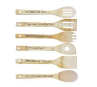 Divertida cuchara de servir - Cuchara de madera clásica, cucharón de sopa pequeño con agarre cómodo cuchara de cocina con cucharas de sopa grandes, cuchara de desierto, cucharas de cocina para uso