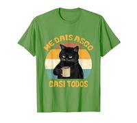 Divertida de Gato Me Dais Asco Casi Todos Regalo Divertido Camiseta
