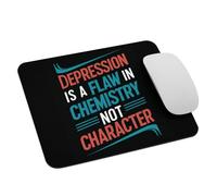 Divertida Descripción De La Depresión En El Libro Amante De La Ciencia: Es Un Defecto Químico, No Un Rasgo De Carácter. Mousepad Alfombrilla De Escritorio Portátil Mouse Pad 25X30Cm