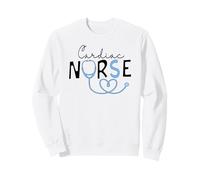 Divertida Enfermera cardíaca, cardiología, Cuidado del corazón Sudadera