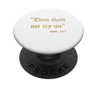 Divertida Escritura Sarcasmo Thou Shall Not Try Me Mood 24 7 Regalo PopSockets PopGrip Adhesivo