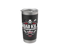 Divertida fiesta de barbacoa Road Kill On The Grill Vaso térmico de acero inoxidable de doble pared