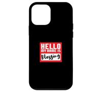 Divertida Fiesta de Halloween de Hello My Name is Blessing in Disguise Carcasa para iPhone 12 Mini