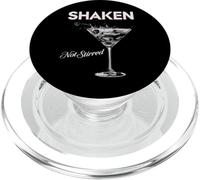 Divertida Fiesta de Shaken Not Stirred para Amantes de los cócteles PopSockets PopGrip para MagSafe