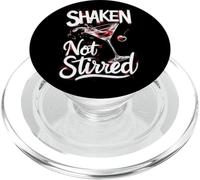 Divertida Fiesta de Shaken Not Stirred para Amantes de los cócteles PopSockets PopGrip para MagSafe