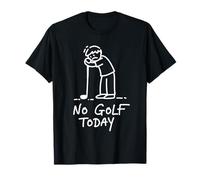 Divertida Figura de Stickman para Amantes del Golf No Golf Today Camiseta