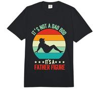 Divertida Figura Retro Vintage It's Not A Dad BOD Its A Father Comfort Colors Adult Heavyweight T-Shirt
