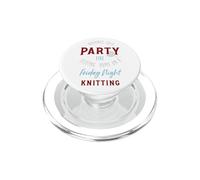 Divertida Frase humorística, Viernes Noche tejedor PopSockets PopGrip para MagSafe