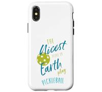 Divertida Frase Pickleball Amistades Pickleball Carcasa para iPhone X/XS