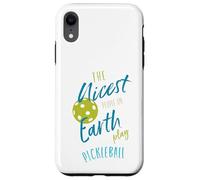 Divertida Frase Pickleball Amistades Pickleball Carcasa para iPhone XR
