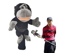 Divertida funda para cabeza de golf | Fundas de felpa para conductor de golf, fundas encantadoras, divertidas y funcionales con diseño de animales que se adaptan a 1 palo de madera, se ajustan