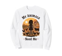 Divertida granjera: Lo Siento, no Puedo, mis Animales me Necesitan Sudadera