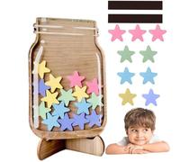 Divertida Herramienta Motivacional - de jarrones para Estrellas en Clase, Herramienta de Refuerzo Positivo | Jar de recompensa magnética con marcadores Presenta una Divertida gestión del