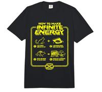 Divertida hipótesis científica del Sarcasmo Infinite Energy Loop Cat Comfort Colors Adult Heavyweight T-Shirt