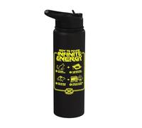 Divertida hipótesis científica del sarcasmo Infinite Energy Loop Cat Stainless Steel Insulated Water Bottle