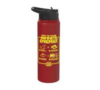 Divertida hipótesis científica del sarcasmo Infinite Energy Loop Cat Stainless Steel Insulated Water Bottle