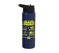 Divertida hipótesis científica del sarcasmo Infinite Energy Loop Cat Stainless Steel Insulated Water Bottle