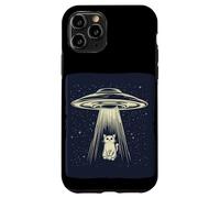 Divertida historia de ovnis y gatos para entusiastas del espacio Carcasa para iPhone 11 Pro