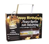 Divertida jeringa para dinero para rellenar con dinero para cumpleaños, Happy Birthday