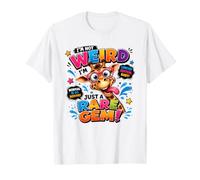 Divertida Jirafa no Soy Raro Dibujos Animados de Gemas Raras Camiseta