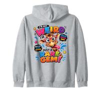 Divertida Jirafa no Soy Raro Dibujos Animados de Gemas Raras Sudadera con Capucha