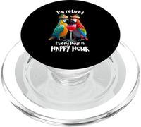 Divertida jubilación I'm Retired - Every Hour is Happy Hour PopSockets PopGrip para MagSafe