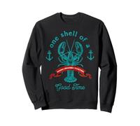 Divertida Langosta náutica Vintage inspiradora de Nueva Ingl Sudadera