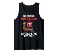 Divertida línea de cruceros Norwegian Camiseta sin Mangas