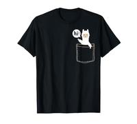Divertida Llama en el Bolsillo, Alpaca de Bolsillo de Regazo Camiseta