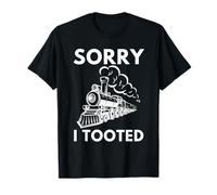 Divertida locomotora «Train Sorry I Tooted» para hombres y niños Camiseta