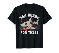 Divertida mandíbula Lista para Que Este tiburón de Dia De Los Muertos aplaste Camiseta