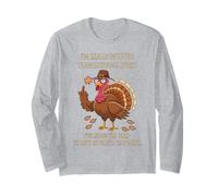 Divertida Mano de Pavo, me Gusta Mucho el espíritu del Día de Acción de Gracias Manga Larga