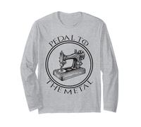 Divertida máquina de Coser Vintage Pedal To The Metal Manga Larga