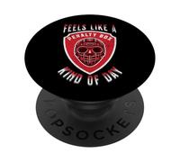 Divertida máscara de Hockey se Siente como una Caja de penaltis Tipo de día PopSockets PopGrip Adhesivo