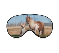 Divertida máscara para dormir con orejas de conejo de Pascua con correa ajustable, cómoda máscara de ojos suave para dormir, máscara de ojos que bloquean la luz