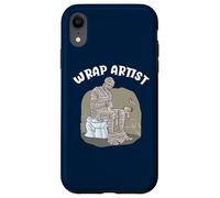 Divertida momia zombi de Halloween de Wrap Artist Carcasa para iPhone XR