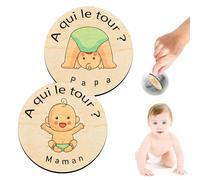 Divertida Moneda de Decisión,Moneda de Decisión,Regalo de Nacimiento para Bebé,Regalos para Recién Nacido,Nuevo papá Mamá Regalos Moneda de la Decisión,una Moneda de Decisión Perfecta Como Regalo