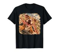 Divertida montaña Rusa Pitbull Propietario de Pitbull Divertido Regalo Camiseta
